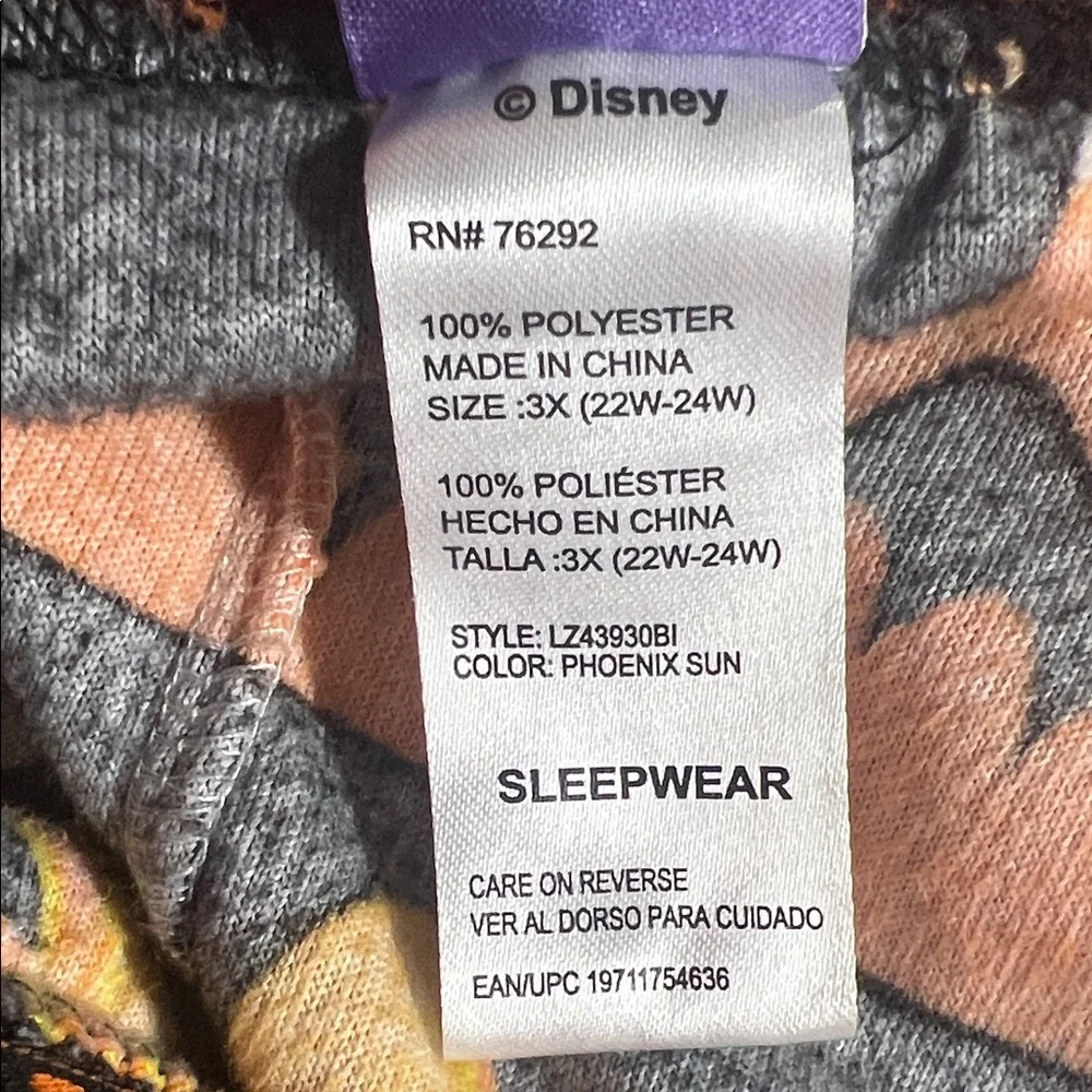 3X Disney Stitch Halloween lounge pants. New without tags - Picture 5 of 5